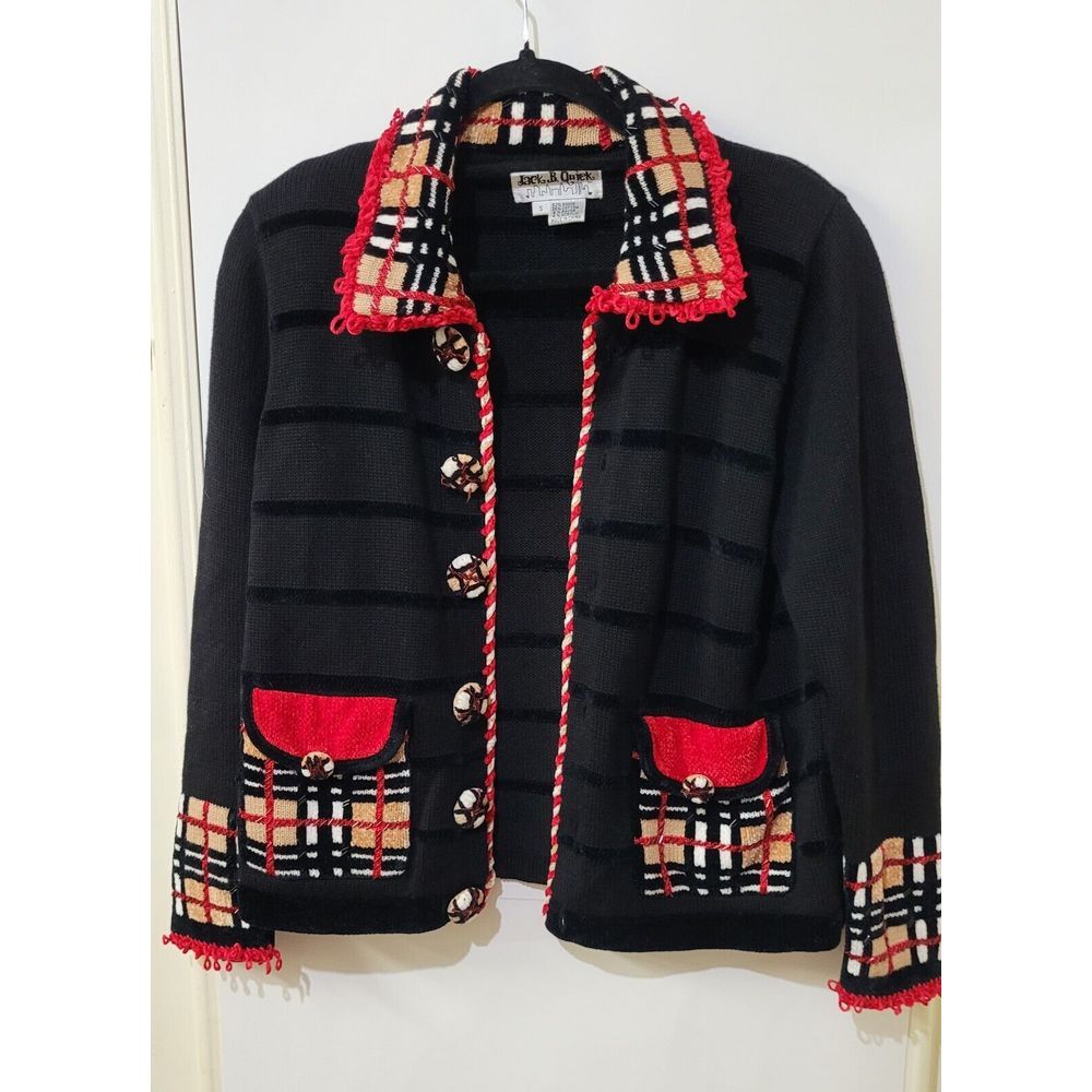 Sweater‎ Jack Be Quick Embellished L Beaded Designer Fashion Small